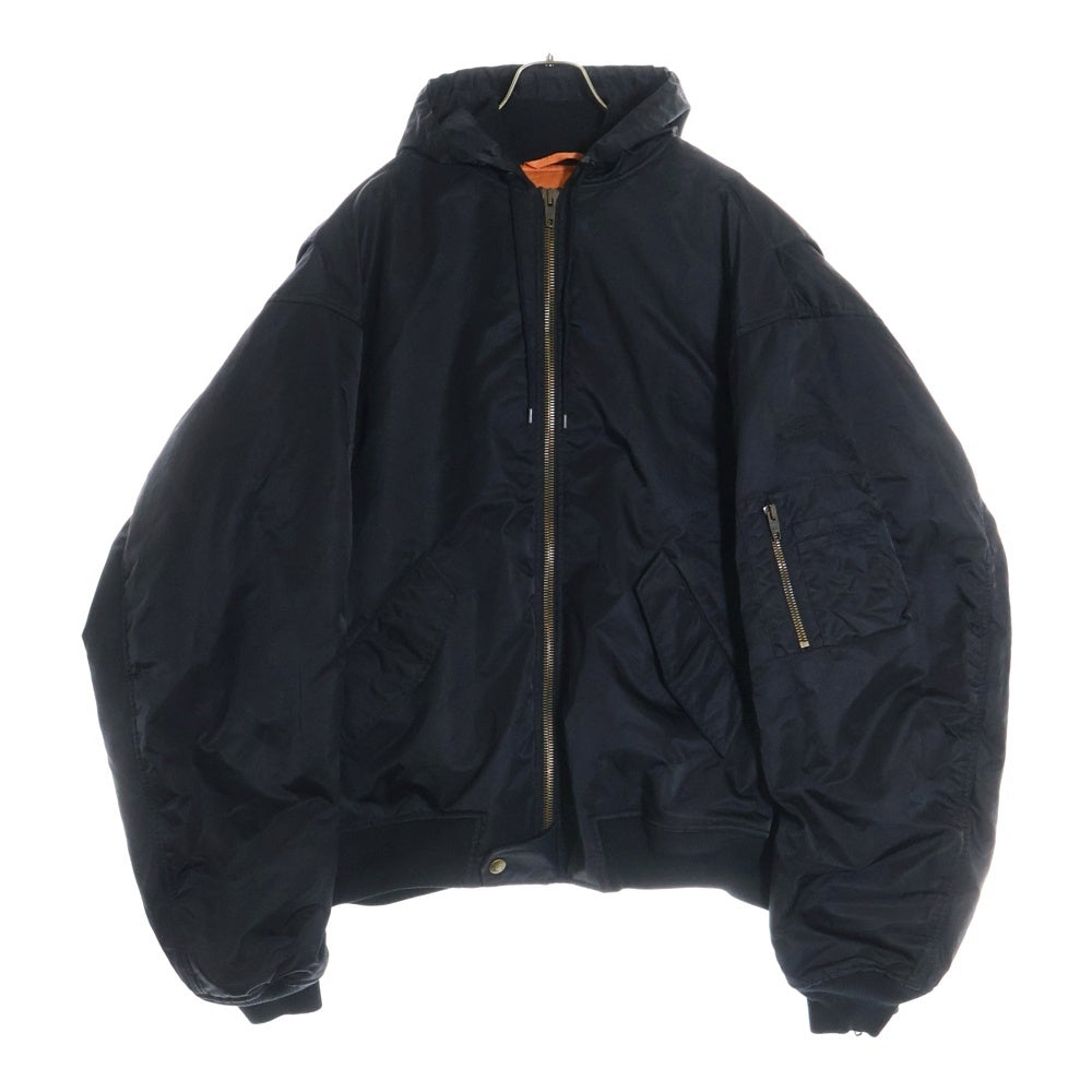 Balenciaga ボンバージャケット 黒 BALENCIAGA レザー オーバーサイズ ボンバージャケット | NET-A