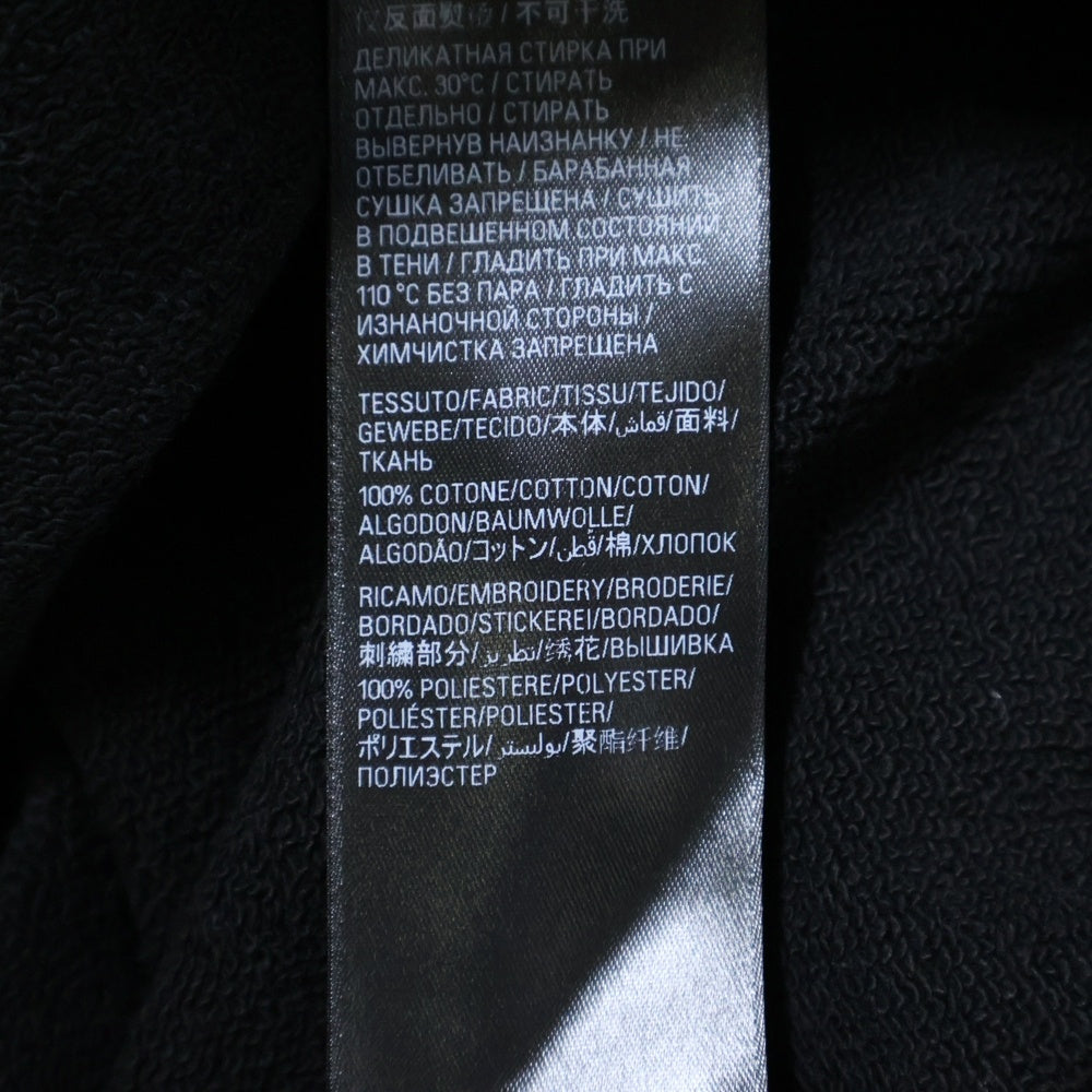BALENCIAGA(バレンシアガ) REGULAR FIT SWEATSHIRT レギュラーフィット ロゴ クレーネックスウェット トレーナー ブラック 697869 TMVF5