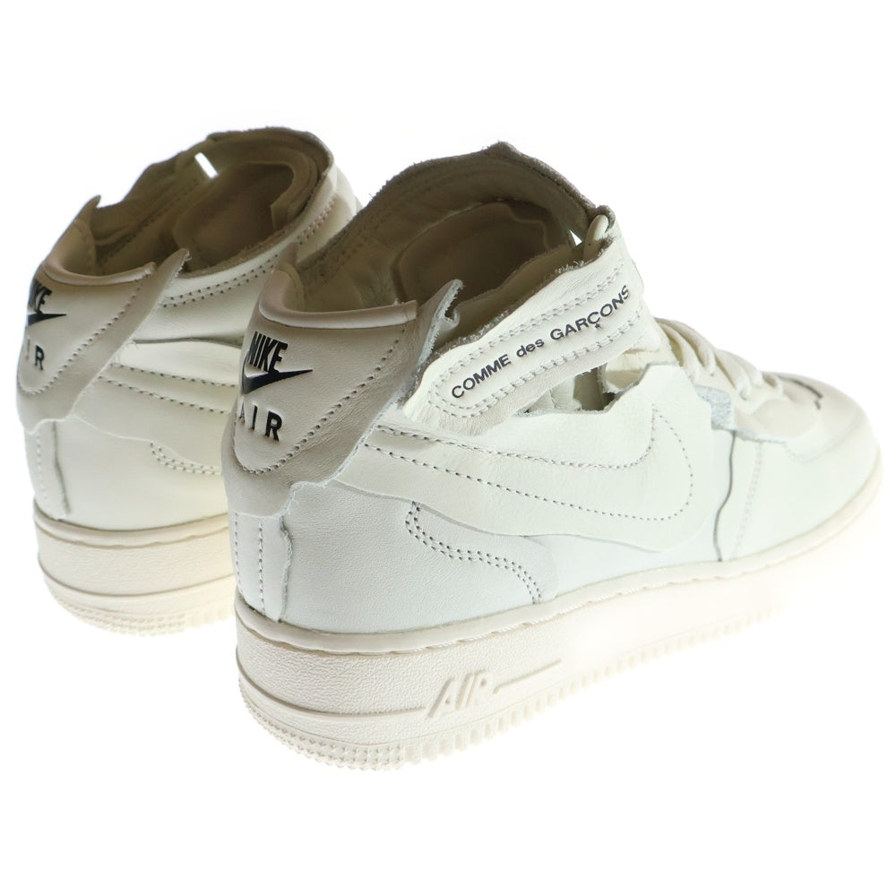 NIKE(ナイキ) ×COMME des GARCONS HOMME PLUS AIR FORCE 1 MID コムデギャルソンオムプリュス エアフォース1 ミッドカットスニーカー DC3601-100 レディース