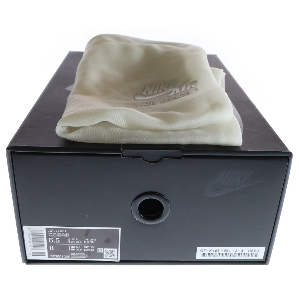 NIKE(ナイキ) ×COMME des GARCONS HOMME PLUS AIR FORCE 1 MID コムデギャルソンオムプリュス エアフォース1 ミッドカットスニーカー DC3601-100 レディース