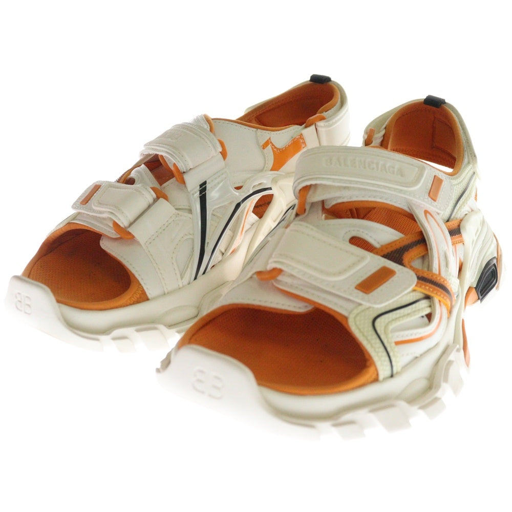 BALENCIAGA(バレンシアガ) Track Sandal トラック サンダル ミュール ホワイト/オレンジ 617543 レディース