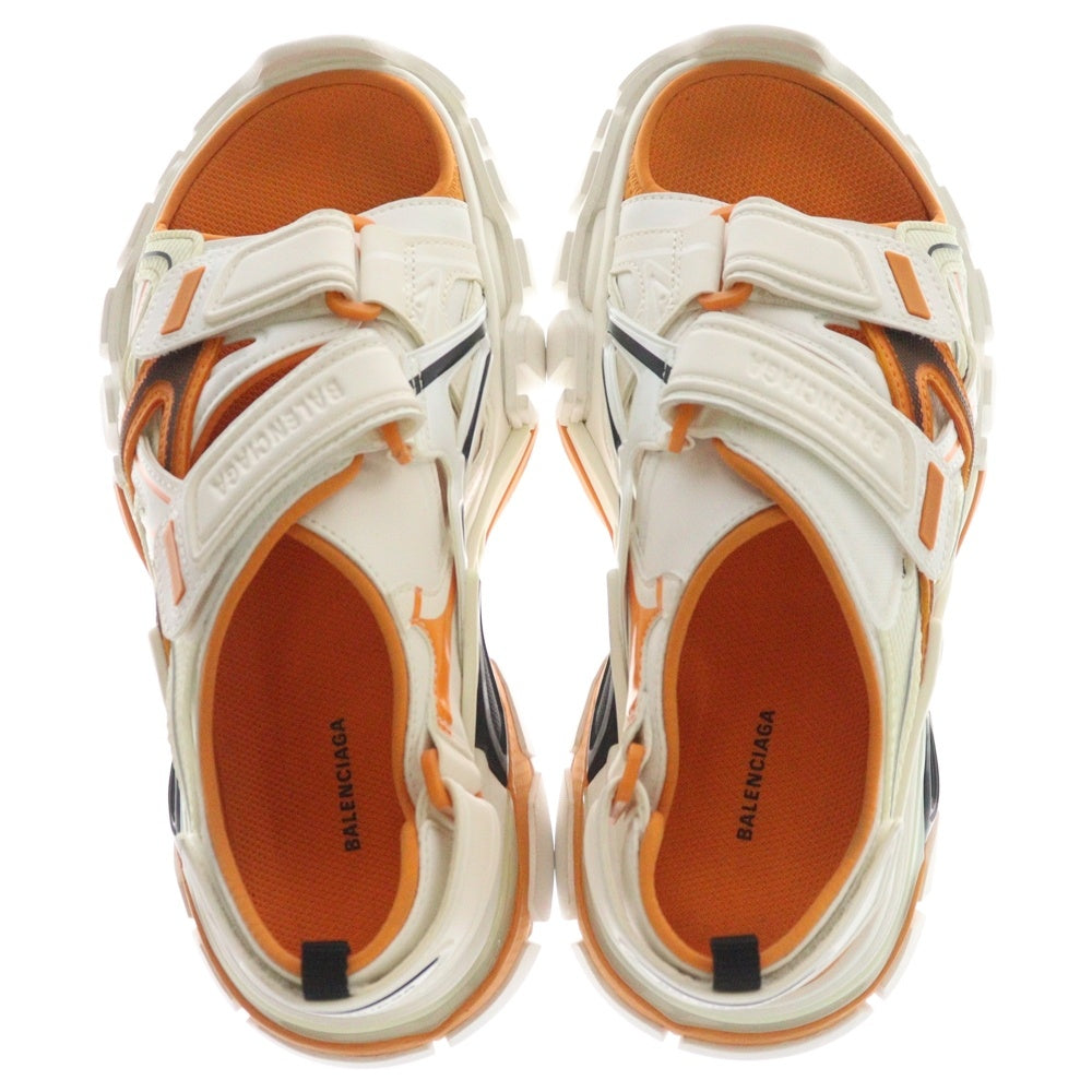BALENCIAGA(バレンシアガ) Track Sandal トラック サンダル ミュール ホワイト/オレンジ 617543 レディース
