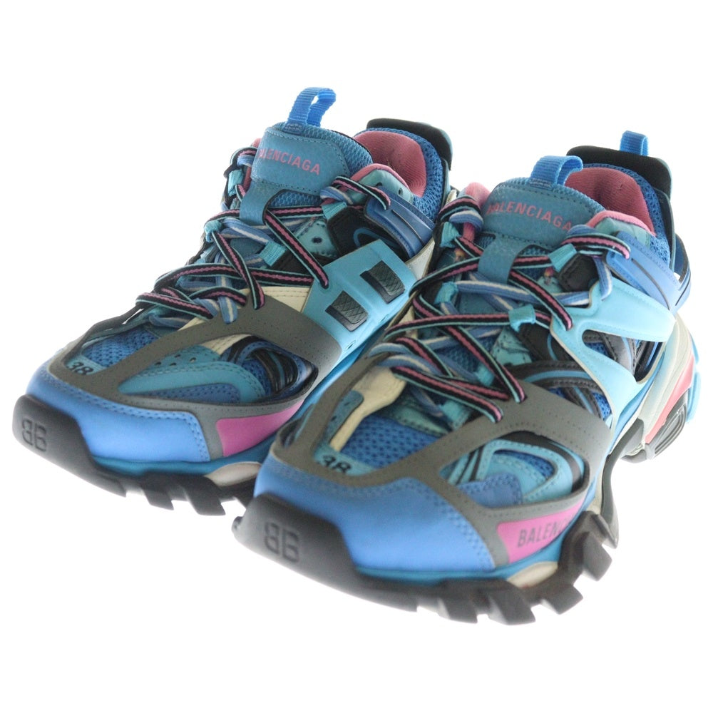 BALENCIAGA(バレンシアガ) Track Trainers トラック トレーナー ローカットスニーカーブルー 542436 レディース