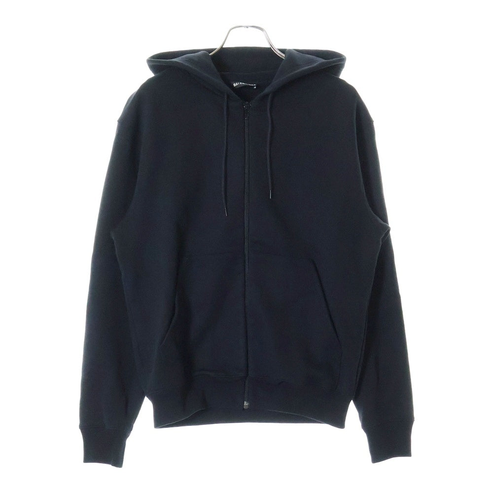 BALENCIAGA(バレンシアガ) 19AW バックロゴ プリント ジップアップパーカー ブラック 512059 TYKA2