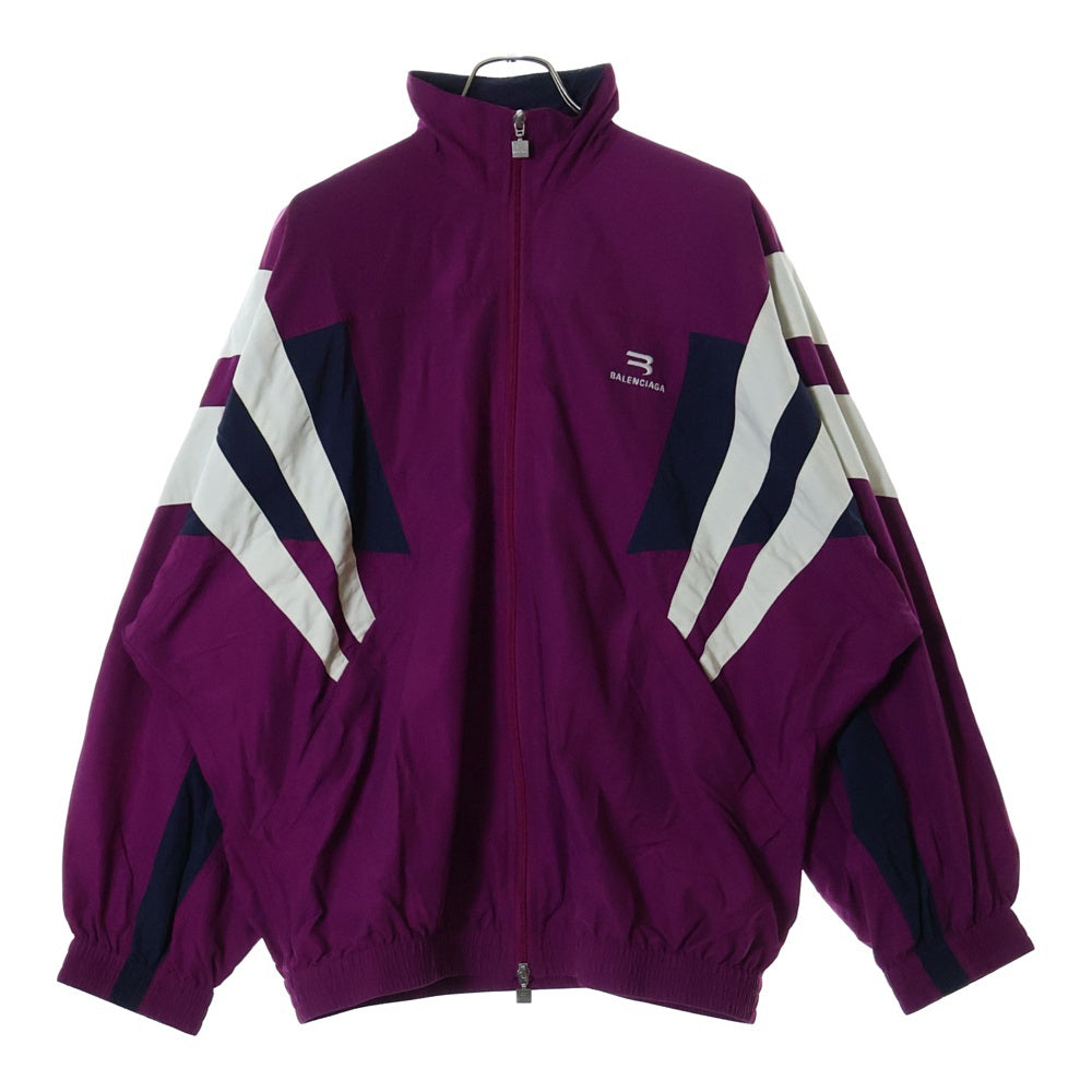 BALENCIAGA(バレンシアガ) 20AW SPORTY B TRACKSUIT JACKET スポーティーB トラックジャケット パープル レディース 675473 TK048