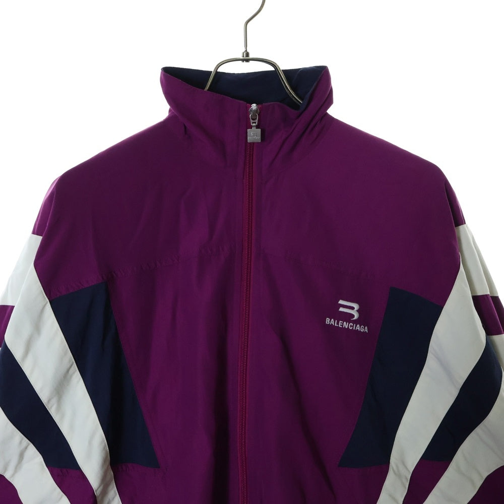 BALENCIAGA(バレンシアガ) 20AW SPORTY B TRACKSUIT JACKET スポーティーB トラックジャケット パープル レディース 675473 TK048
