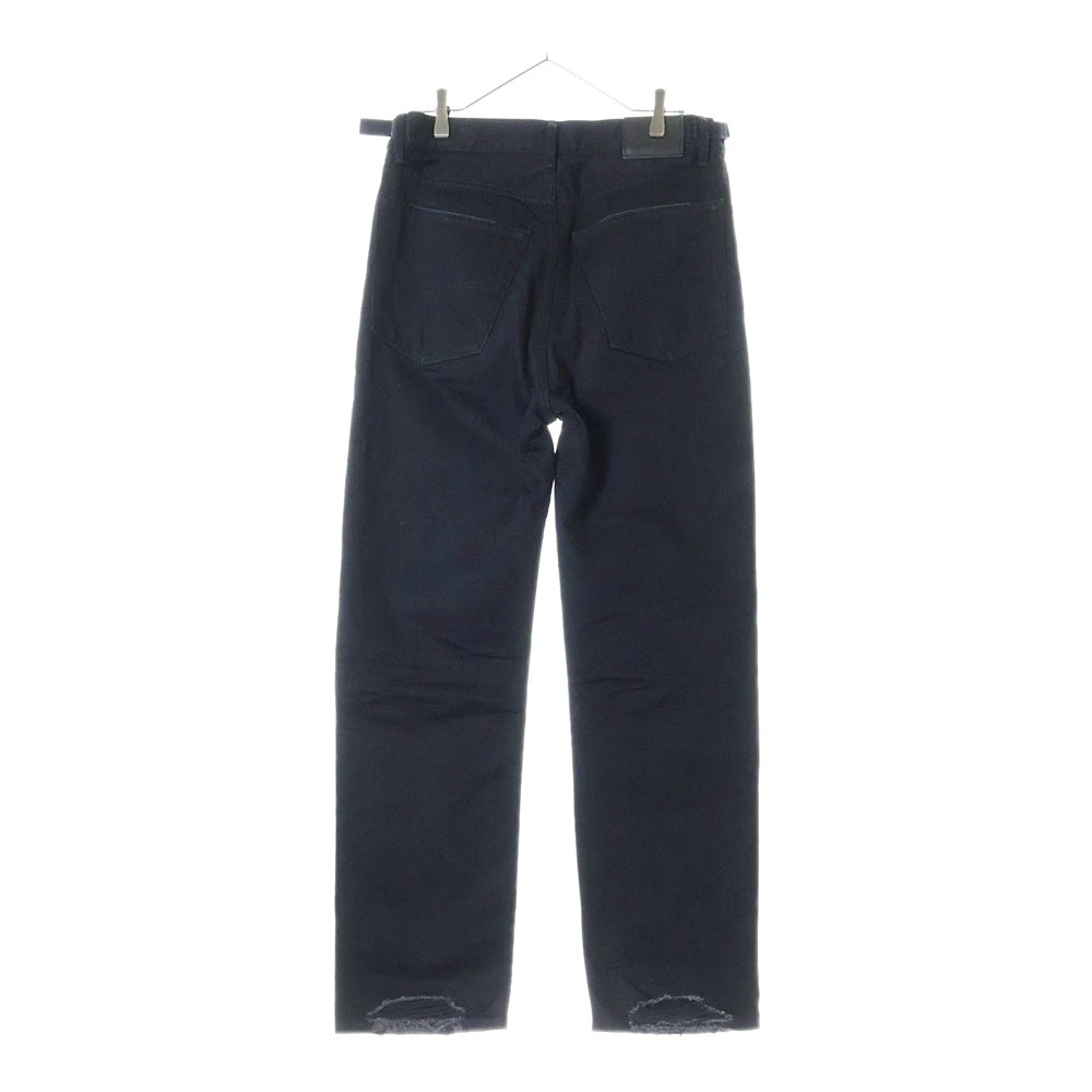 BALENCIAGA(バレンシアガ) Over Fit Denim Jeans オーバーフィットダメージ加工デニムパンツ ブラック 697825 TBP47