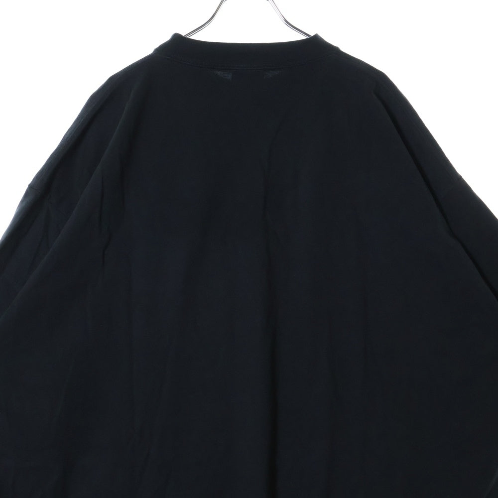 BALENCIAGA(バレンシアガ) 24SS 日本限定 GINZA STORE ヴィンテージ加工タワープリント半袖Tシャツ ブラック 787349 TQV75