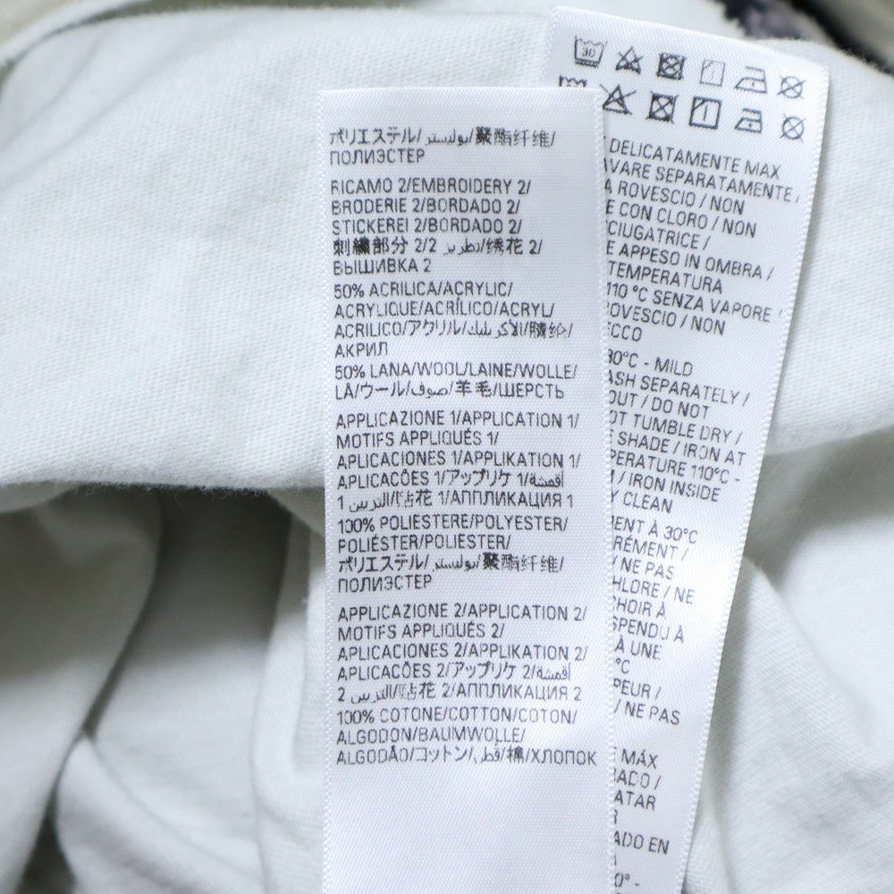 BALENCIAGA(バレンシアガ) ヴィンテージ加工オーバーサイズ スケーター長袖カットソー Tシャツ ベージュ 739027 TOVN2