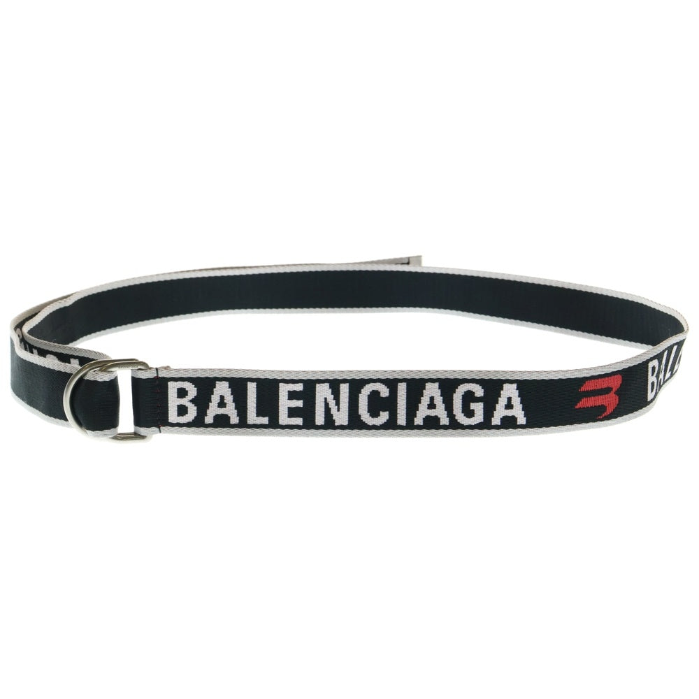BALENCIAGA(バレンシアガ) D RING BELT Dリング ロゴ ロングベルト ブラック 703137