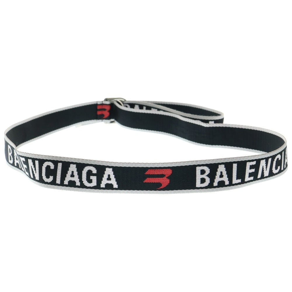 BALENCIAGA(バレンシアガ) D RING BELT Dリング ロゴ ロングベルト ブラック 703137