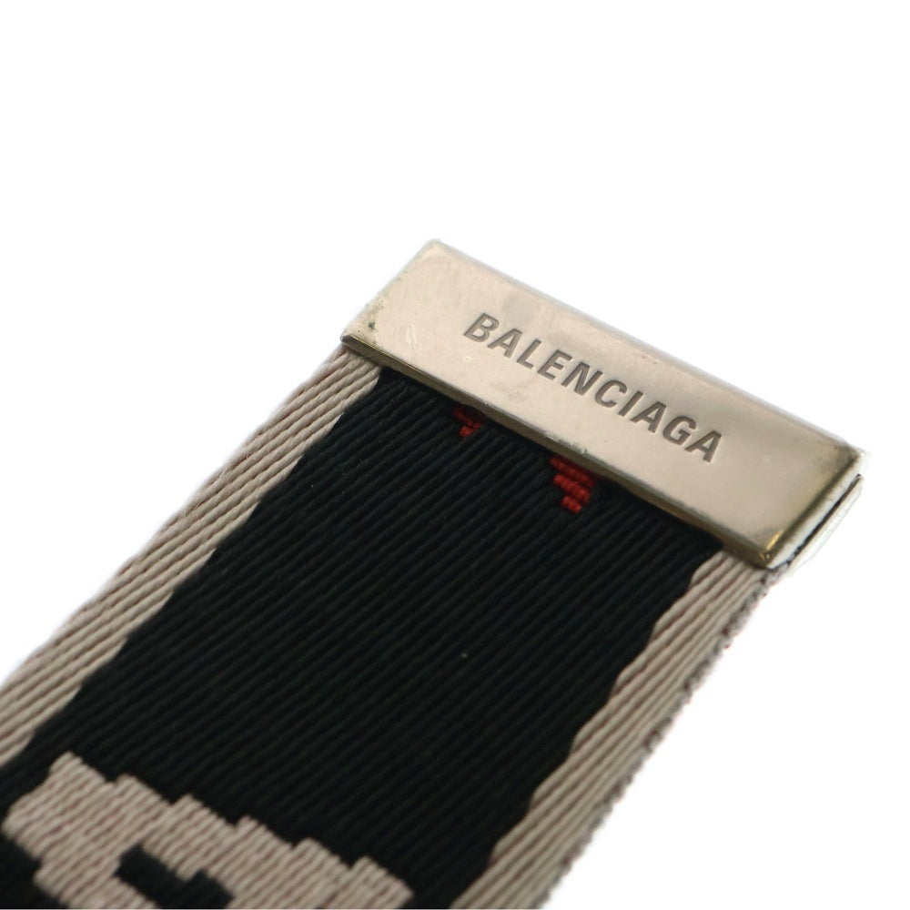 BALENCIAGA(バレンシアガ) D RING BELT Dリング ロゴ ロングベルト ブラック 703137