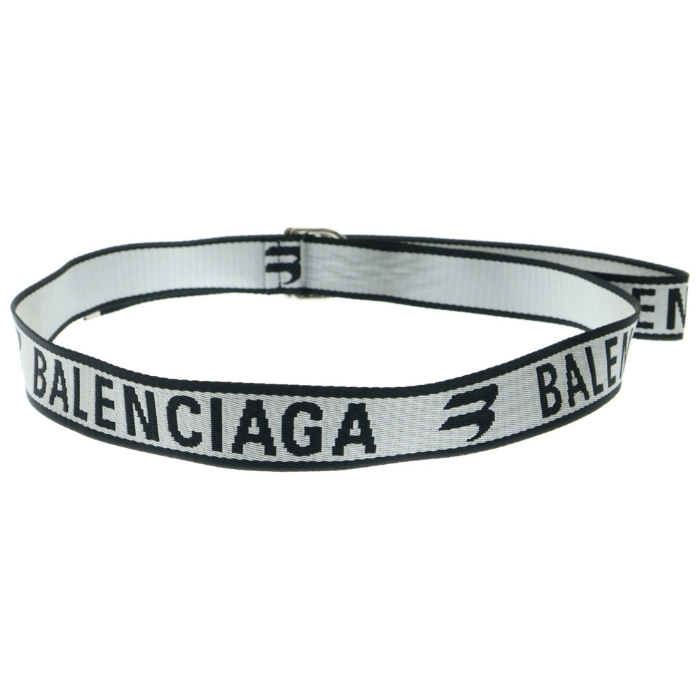 BALENCIAGA(バレンシアガ) D RING BELT Dリング ロゴ ロングベルト ホワイト 703137