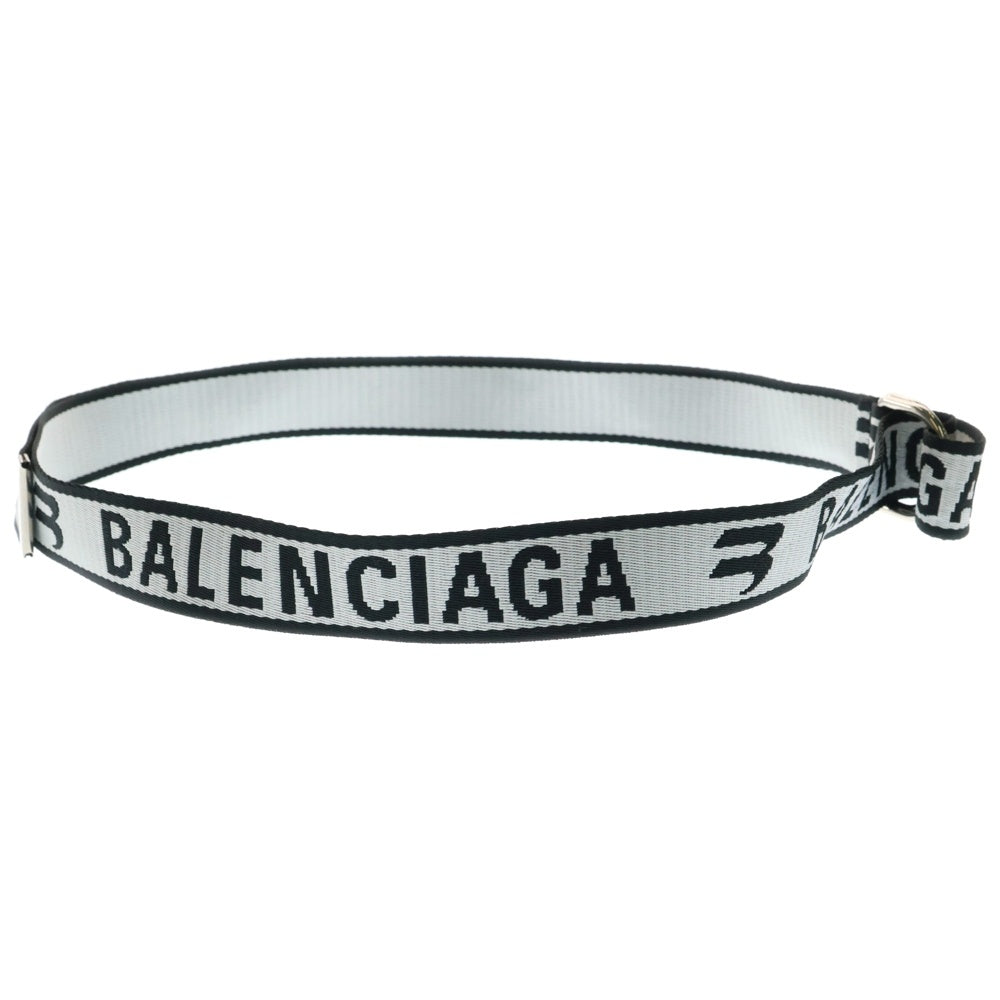 BALENCIAGA(バレンシアガ) D RING BELT Dリング ロゴ ロングベルト ホワイト 703137