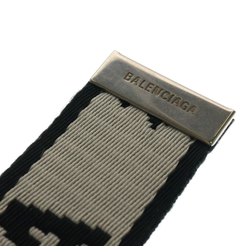 BALENCIAGA(バレンシアガ) D RING BELT Dリング ロゴ ロングベルト ホワイト 703137