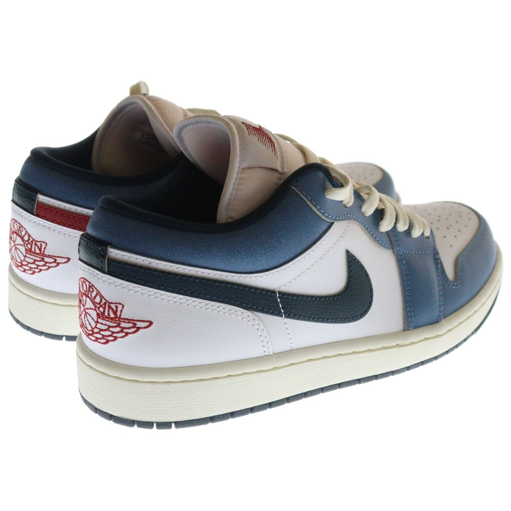 NIKE(ナイキ) AIR JORDAN 1 LOW SE SHOES ARMORY NAVY エアジョーダン 1 ローカットスニーカー ホワイト/ブルー US9/27cm HM3711-144