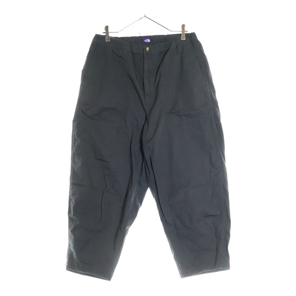 THE NORTH FACE PURPLE LABEL(ノースフェイスパープルレーベル) Ripstop Wide Cropped Field Pants リップストップワイドクロップドパンツ ブラック NT5355N