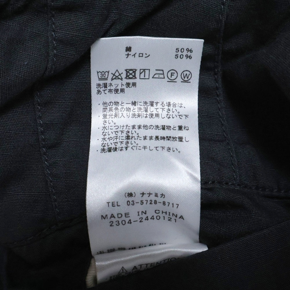 THE NORTH FACE PURPLE LABEL(ノースフェイスパープルレーベル) Ripstop Wide Cropped Field Pants リップストップワイドクロップドパンツ ブラック NT5355N