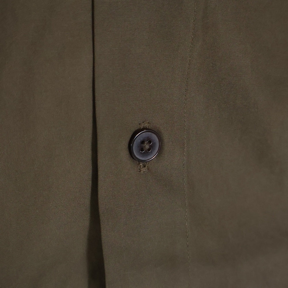AURALEE(オーラリー) 25AW WASHED FINX TWILL BIG SHIRT ウォッシュドフィンクスツイルビッグシャツ ブラウン A25AS02TN