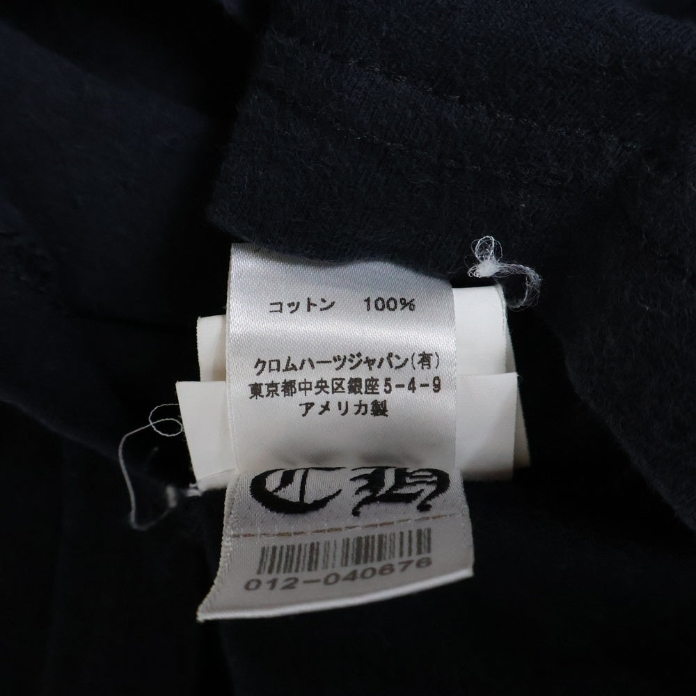 CHROME HEARTS(クロムハーツ) CH T-SHRT 1 バックスクロールラベルプリントTシャツ ブラック