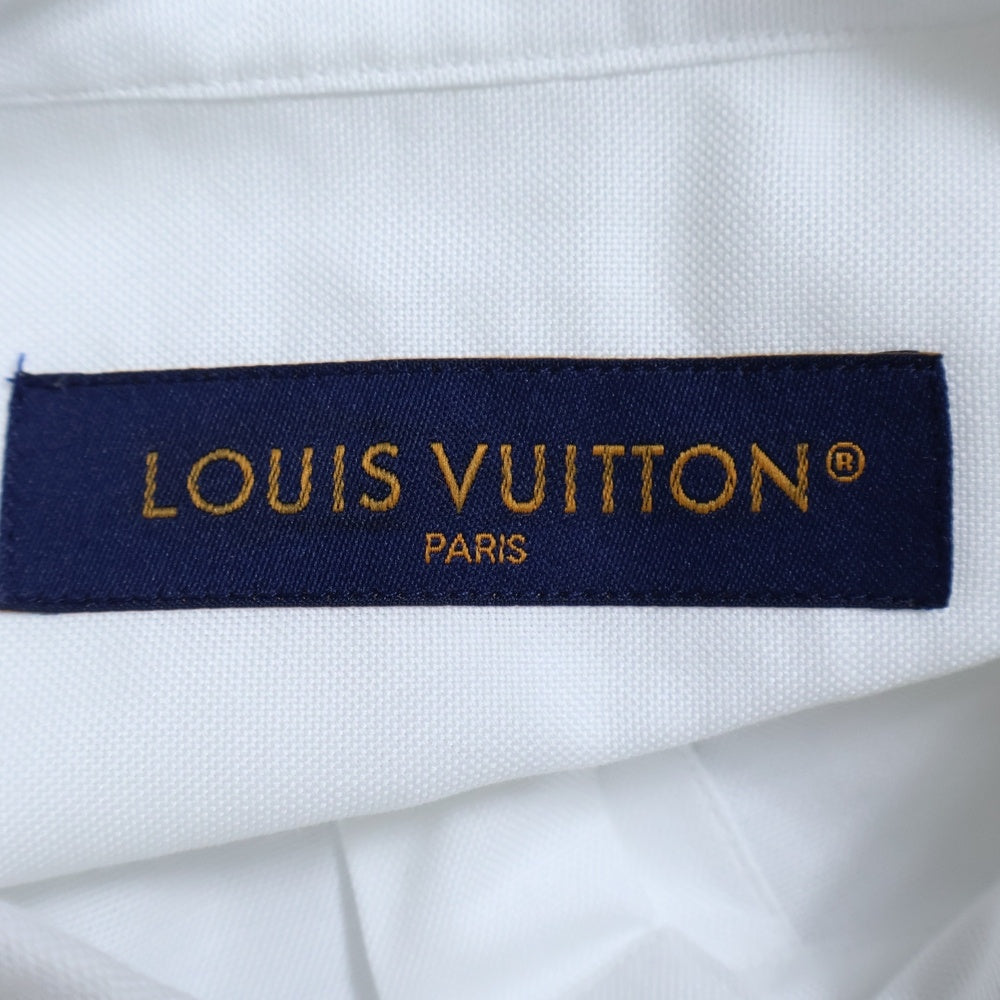 LOUIS VUITTON(ルイヴィトン) 20SS STARPLES EDITION パッチポケット レギュラーシャツ ホワイト RM201MQ DLX HIS55W