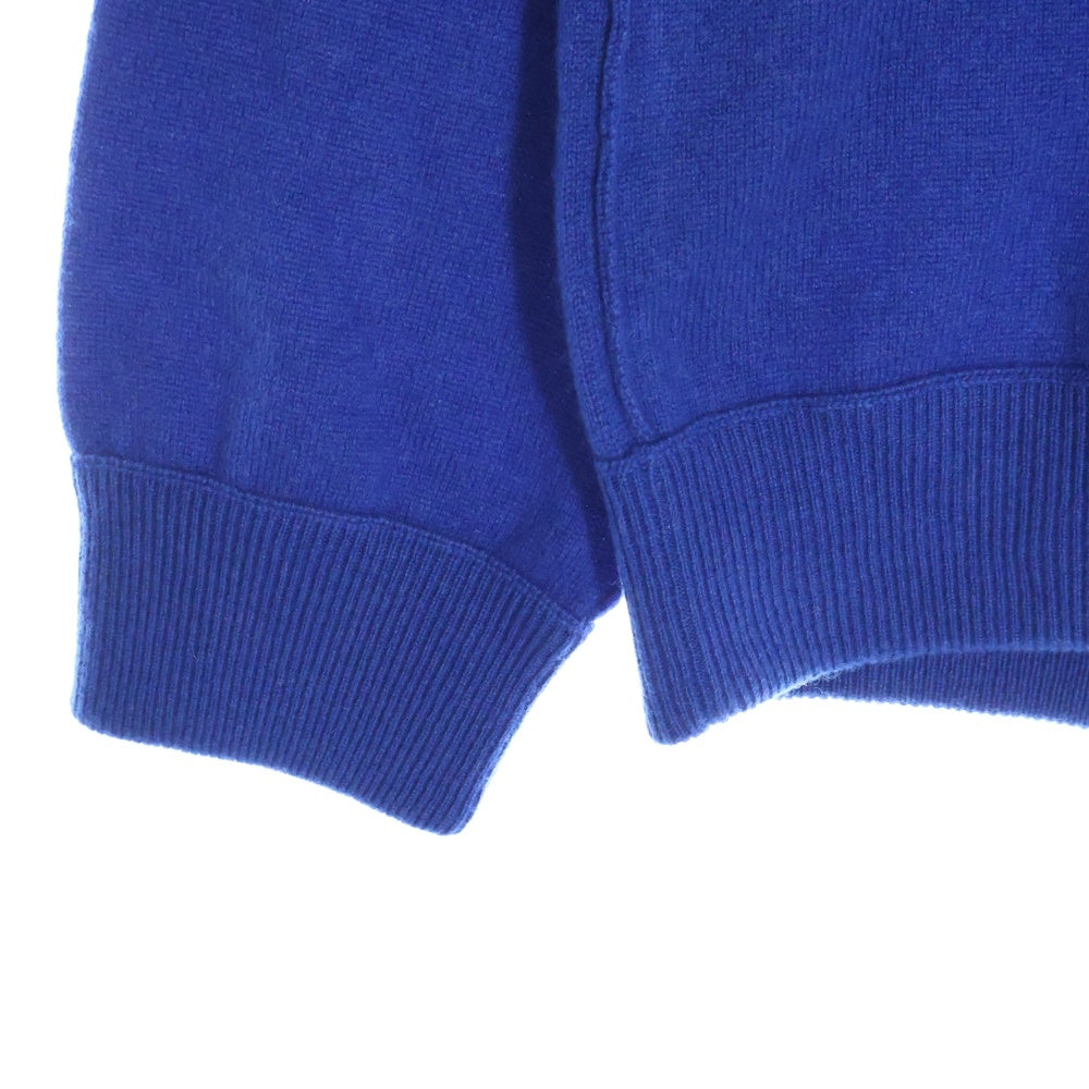 LOUIS VUITTON(ルイヴィトン) 20SS カシミヤニット インサイドアウト プルオーバーパーカー フーディ ブルー RM201Q JZE HHN43W