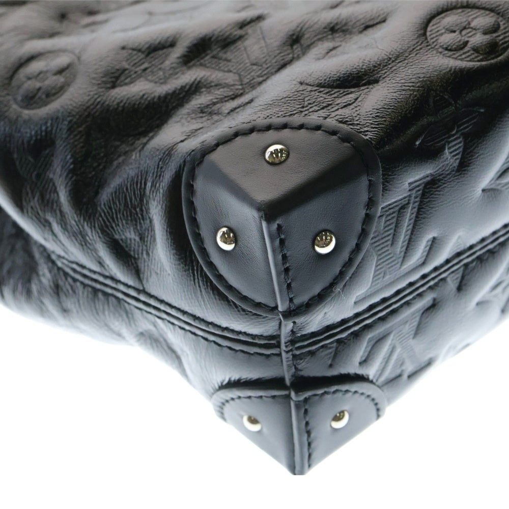 LOUIS VUITTON(ルイヴィトン) 25SS ノエ トランク エンボスモノグラム レザー 2WAY チェーン ショルダーバッグ ハンドバッグ ブラック レディース M13484