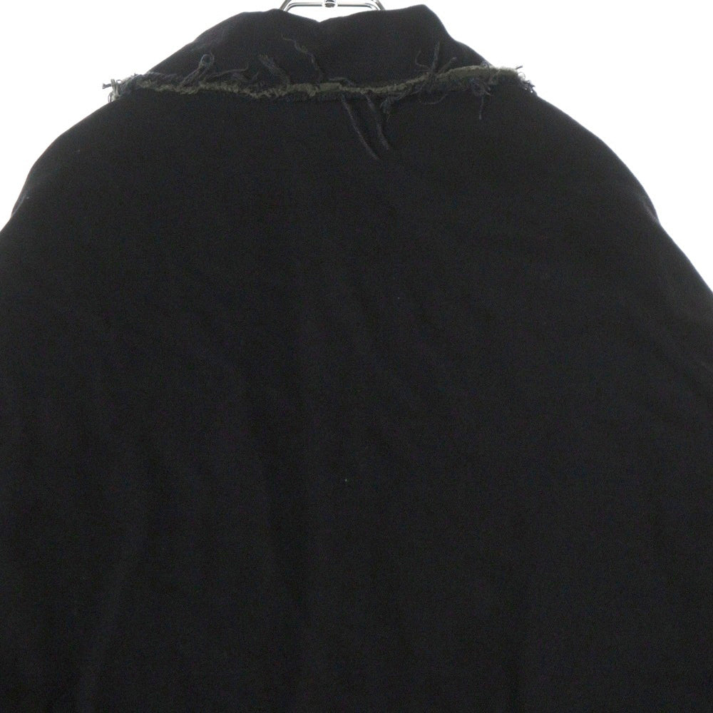 HERON PRESTON(ヘロンプレストン) 23AW PRESTONREBUILT DENIM JACKET 裏地キルティング切り替え ジップアップ デニムジャケット ブラック HMYE015F23DEN0011000