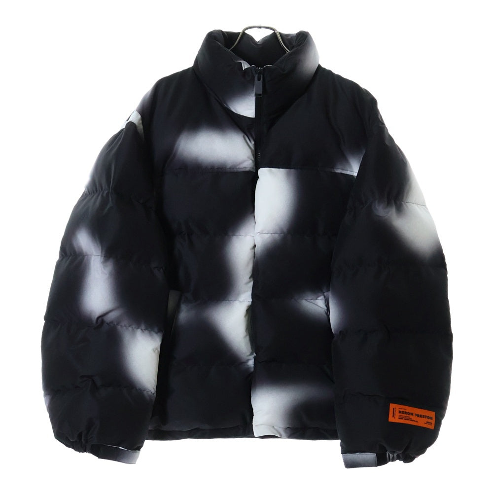 HERON PRESTON(ヘロンプレストン) 23AW PRESTONEX-RAY AOP BLUR NYLON PUFFER プレストン エクストラ-レイ エーオーピー ブラー ナイロン パファー ジャケット HMEJ001F23FAB0020110