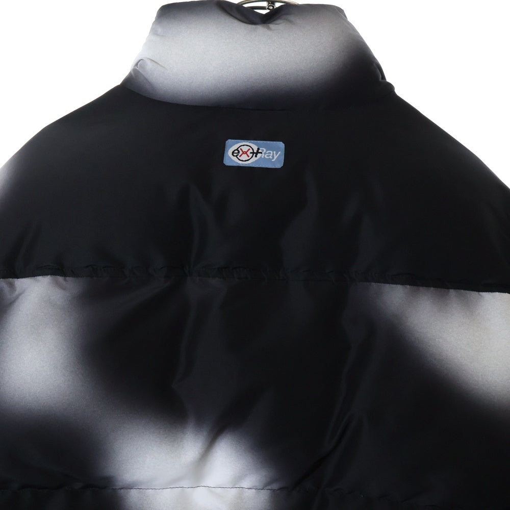 HERON PRESTON(ヘロンプレストン) 23AW PRESTONEX-RAY AOP BLUR NYLON PUFFER プレストン エクストラ-レイ エーオーピー ブラー ナイロン パファー ジャケット HMEJ001F23FAB0020110
