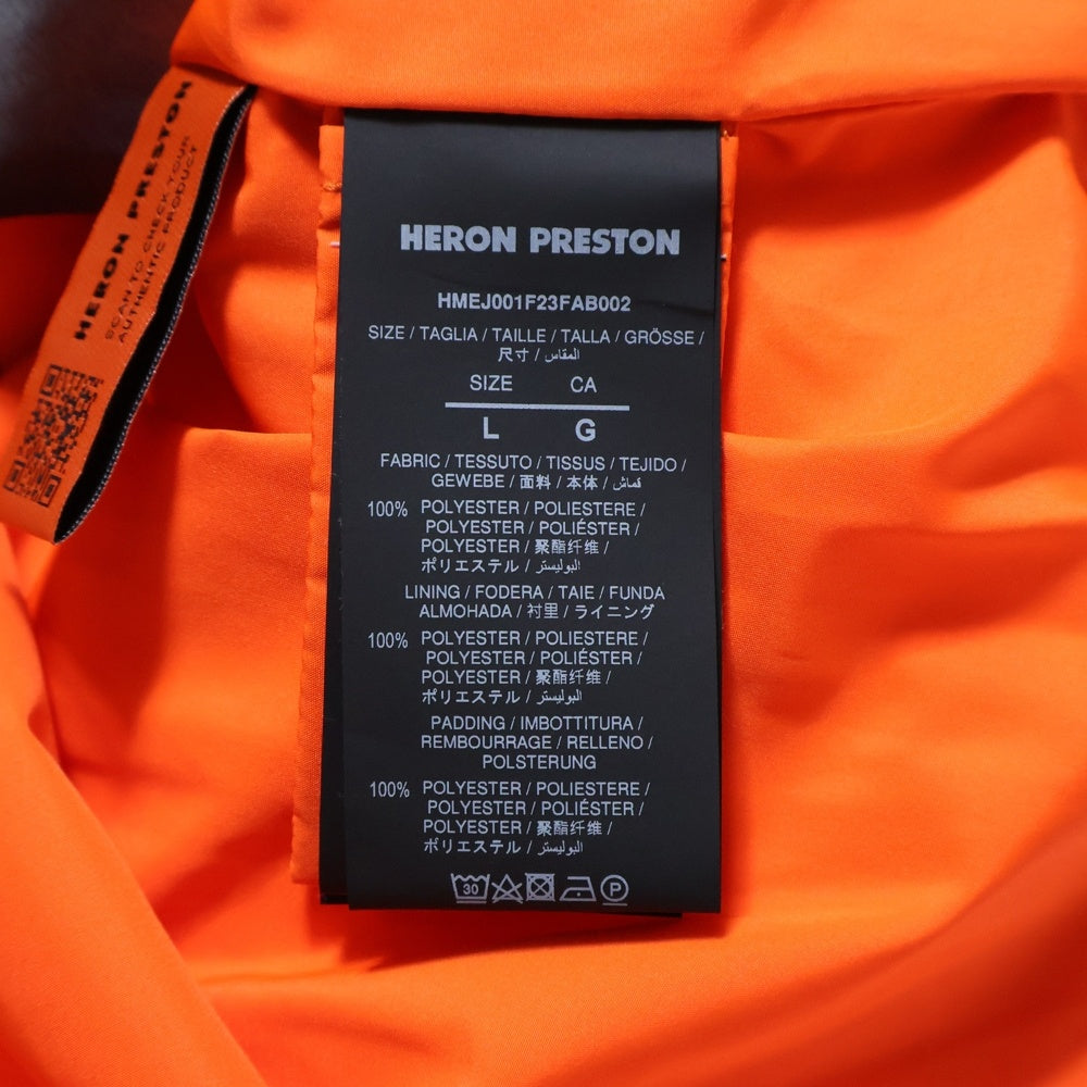 HERON PRESTON(ヘロンプレストン) 23AW PRESTONEX-RAY AOP BLUR NYLON PUFFER プレストン エクストラ-レイ エーオーピー ブラー ナイロン パファー ジャケット HMEJ001F23FAB0020110