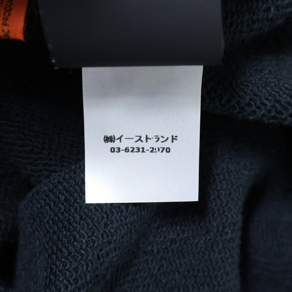 HERON PRESTON(ヘロンプレストン) 23AW PRESTONNF HERON BW HOODIE フォトプリント プルオーバー スウェットパーカー フーディ ブラック HMBB024C99JER0031010