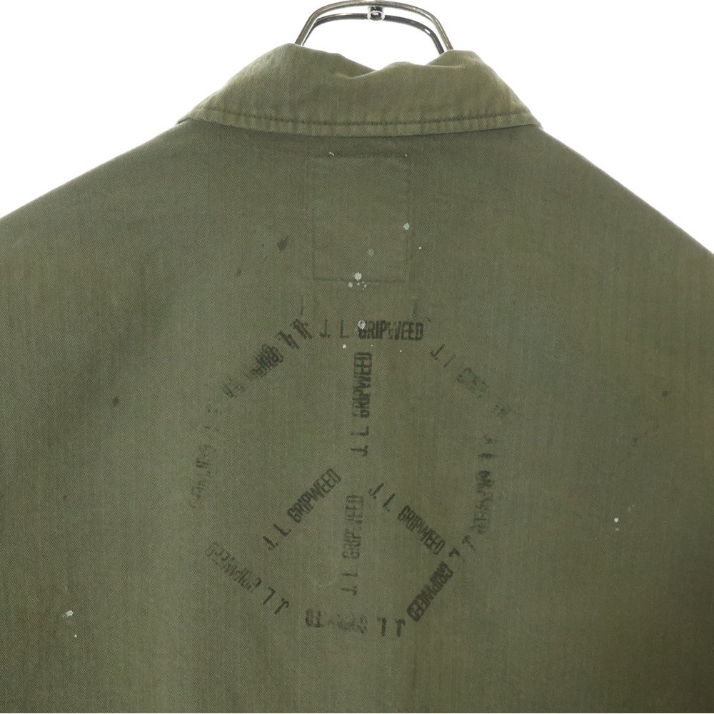 BOWWOW(バウワウ) 23AW JOHN PEACE M42 HBT JACKET ジョンピース ヘリンボーンツイル ユーテリィティー ジャケット カーキ BW2302-JPM42J