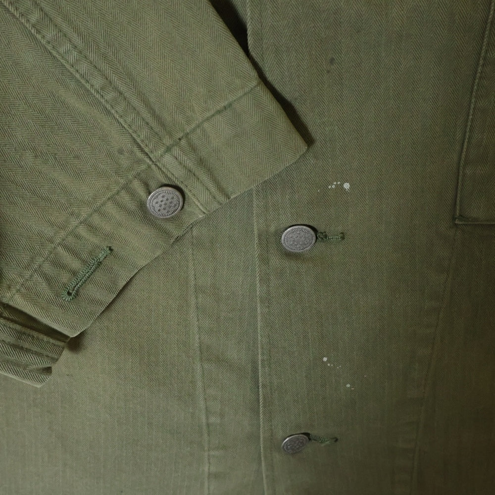 BOWWOW(バウワウ) 23AW JOHN PEACE M42 HBT JACKET ジョンピース ヘリンボーンツイル ユーテリィティー ジャケット カーキ BW2302-JPM42J