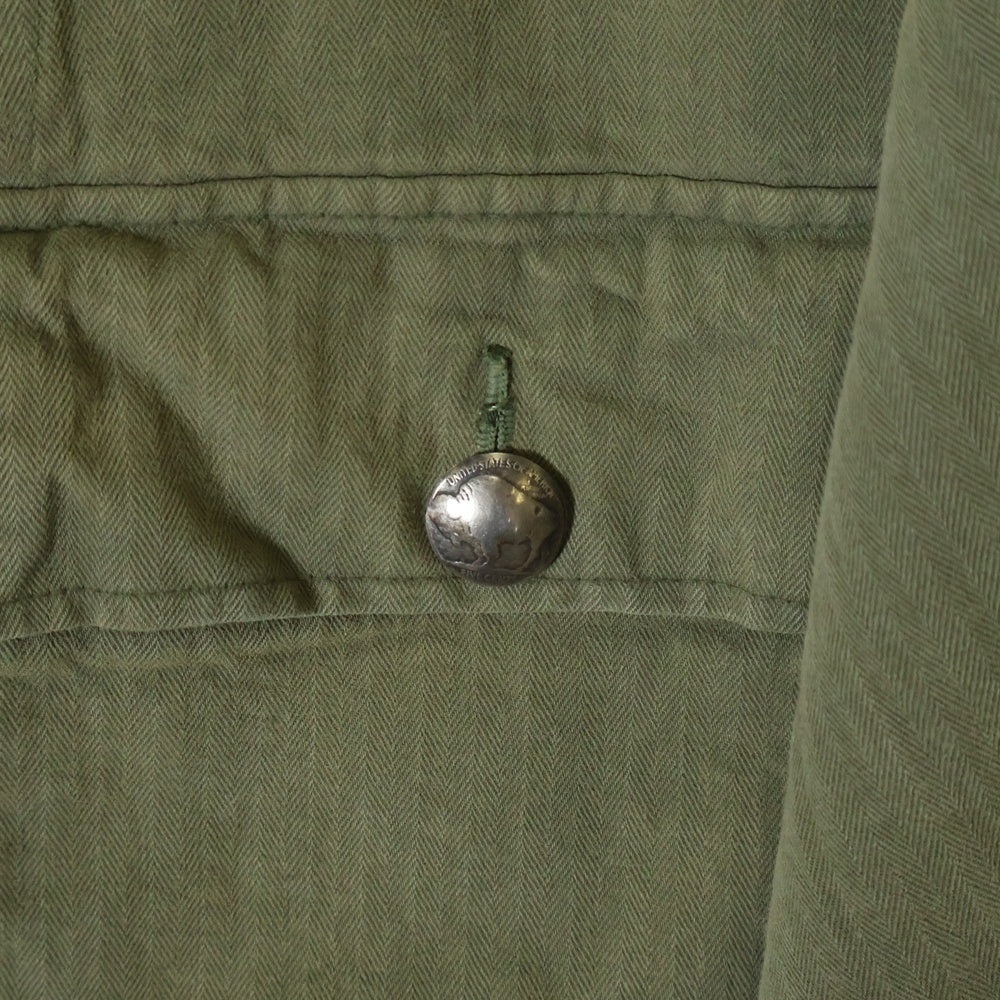 BOWWOW(バウワウ) 23AW JOHN PEACE M42 HBT JACKET ジョンピース ヘリンボーンツイル ユーテリィティー ジャケット カーキ BW2302-JPM42J