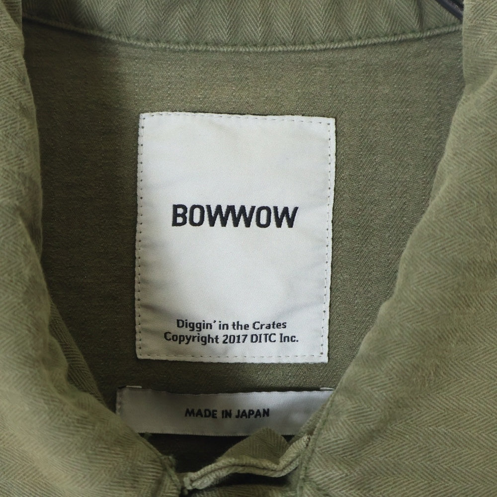 BOWWOW(バウワウ) 23AW JOHN PEACE M42 HBT JACKET ジョンピース ヘリンボーンツイル ユーテリィティー ジャケット カーキ BW2302-JPM42J