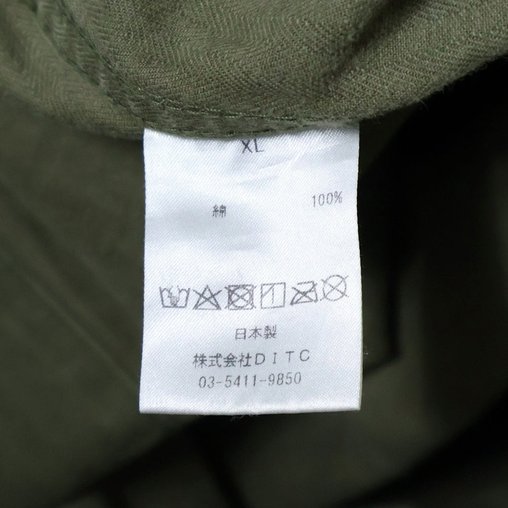 BOWWOW(バウワウ) 23AW JOHN PEACE M42 HBT JACKET ジョンピース ヘリンボーンツイル ユーテリィティー ジャケット カーキ BW2302-JPM42J