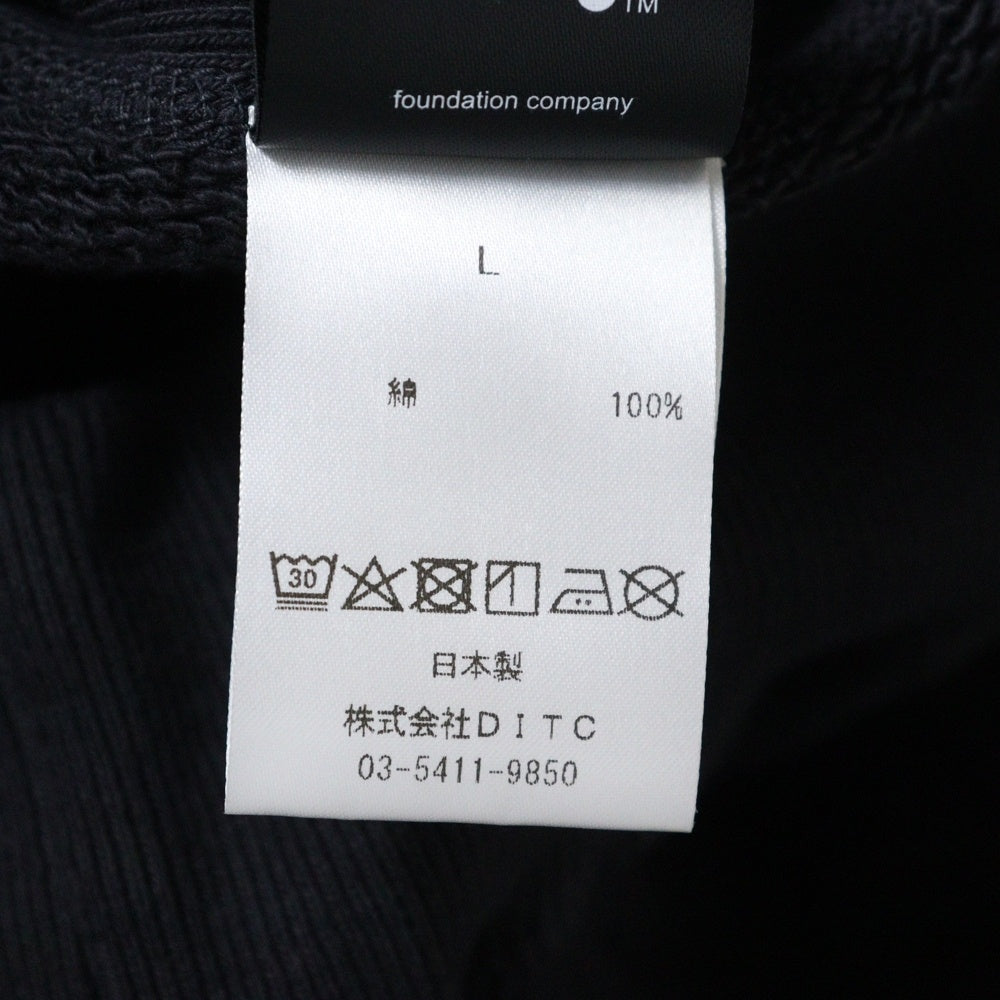 BOWWOW(バウワウ) 23AW ×Disney SNOW WHITE SWEAT SHIRTS スノーホワイト 白雪姫 フロントプリント クルーネックスウェット トレーナー ブラック BW2302-SWSS