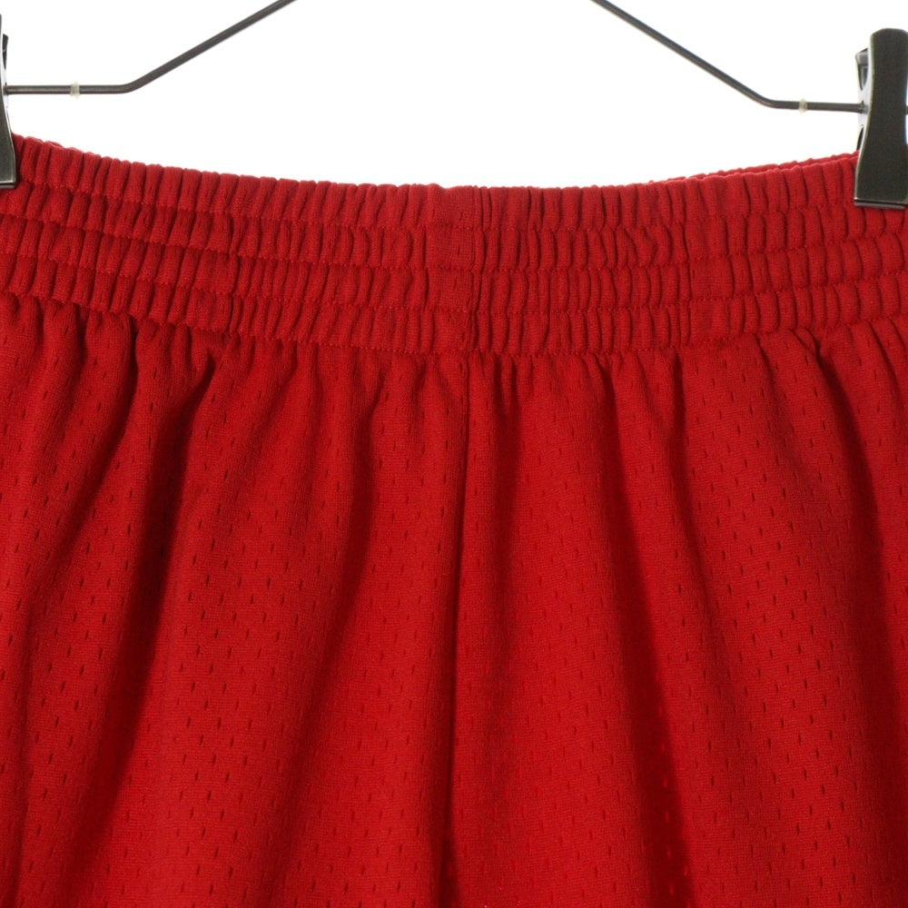 Mitchell&Ness(ミッチェル アンド ネス) 23SS NBA SWINGMAN ROAD SHORTS BULLS 97-98 スウィングマン ロード ブルズ ハーフパンツ ショーツ レッド/ブラック SMSHGS18223-CBUSCAR97