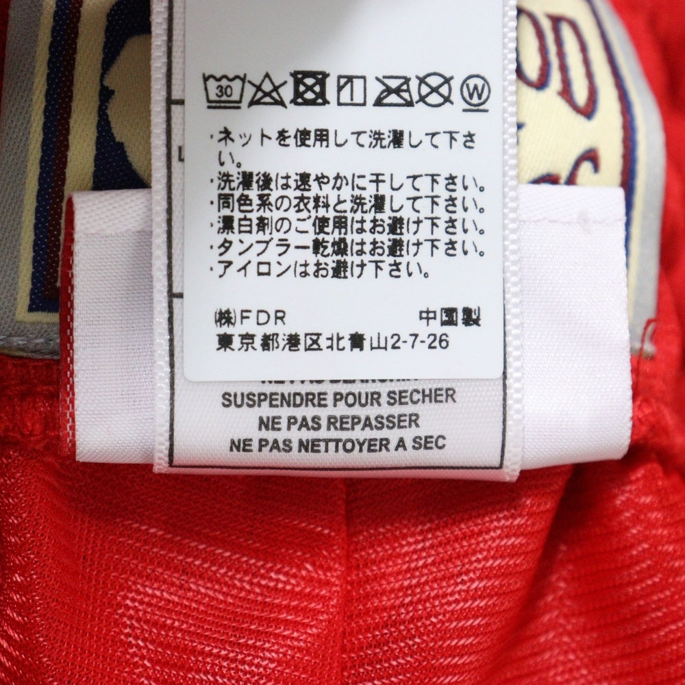 Mitchell&Ness(ミッチェル アンド ネス) 23SS NBA SWINGMAN ROAD SHORTS BULLS 97-98 スウィングマン ロード ブルズ ハーフパンツ ショーツ レッド/ブラック SMSHGS18223-CBUSCAR97