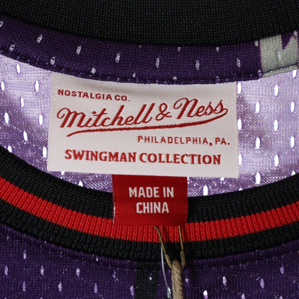 Mitchell&Ness(ミッチェル アンド ネス) 23SS NBA SWINGMAN ROAD JERSEY RAPTORS 98 VINCE CARTER ユニフォーム タンクトップ カットソー パープル/レッド SMJYGS18214-TRAPURP98VCA