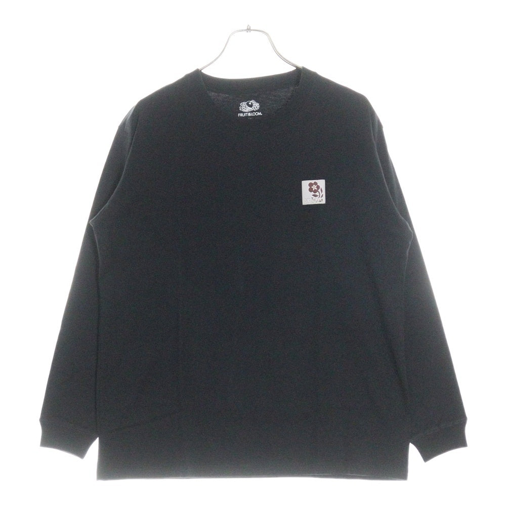 SyuMan(シューマン) 23AW FLOWER TAG 3PACK 3パックセット フロントロゴパッチ 半袖Tシャツ 長袖Tシャツ タンクトップ カットソー ブラック S&F-23aw-001
