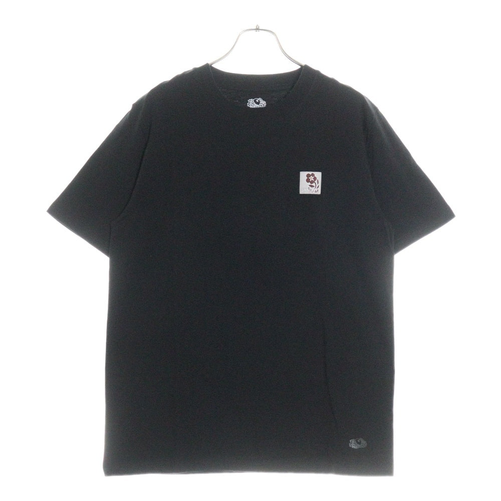 SyuMan(シューマン) 23AW FLOWER TAG 3PACK 3パックセット フロントロゴパッチ 半袖Tシャツ 長袖Tシャツ タンクトップ カットソー ブラック S&F-23aw-001