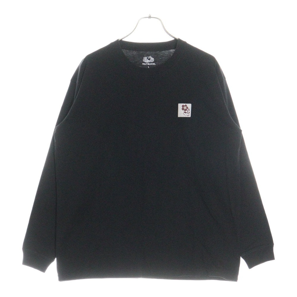 SyuMan(シューマン) 23AW FLOWER TAG 3PACK 3パックセット フロントロゴパッチ 半袖Tシャツ 長袖Tシャツ タンクトップ カットソー ブラック S&F-23aw-001