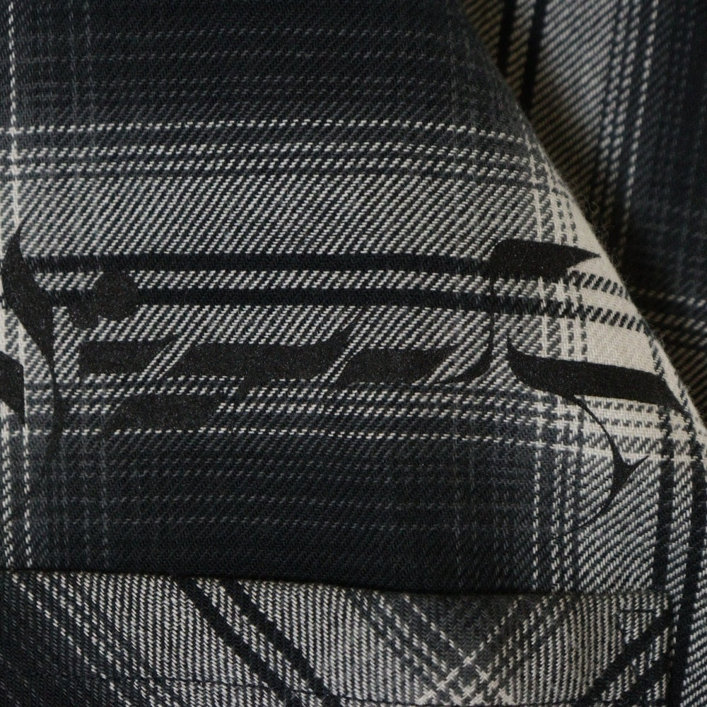 Rafu(ラフ) 23AW LOOSE JOINTS FLANNEL SHIRT ルーズ ジョイント フランネルシャツ 長袖シャツ ブラック Rafu23NL010GM