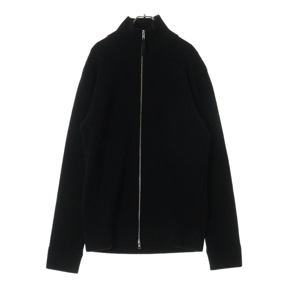 Maison Margiela(メゾンマルジェラ) 23AW KNIT ZIP-UP CARDIGAN モックネック ジップアップ ニットカーディガン ブラック SI1HA0013