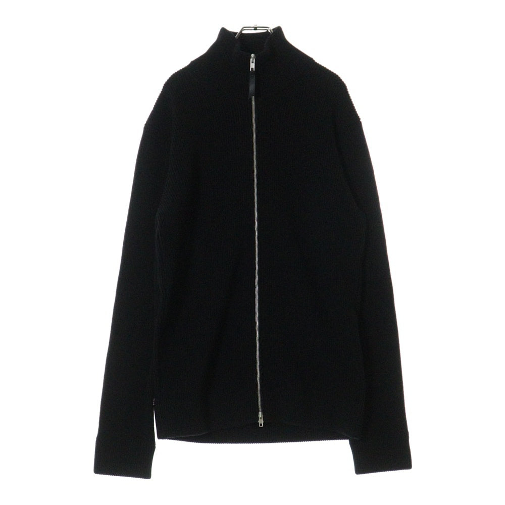 Maison Margiela(メゾンマルジェラ) 23AW KNIT ZIP-UP CARDIGAN モックネック ジップアップ ニットカーディガン ブラック SI1HA0013