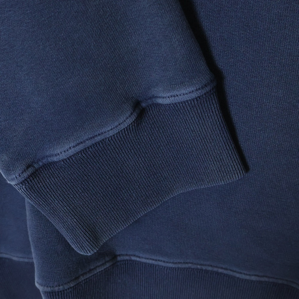 Maison Margiela(メゾンマルジェラ) 23AW LOGO ORGANIC COTTON SWEATSHIRT フロントロゴ ラウンドネック スウェットトレーナー ブルー S50GU0209