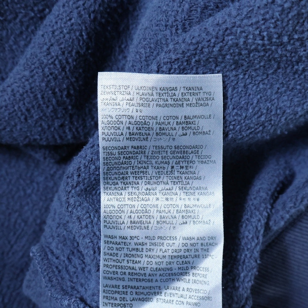 Maison Margiela(メゾンマルジェラ) 23AW LOGO ORGANIC COTTON SWEATSHIRT フロントロゴ ラウンドネック スウェットトレーナー ブルー S50GU0209