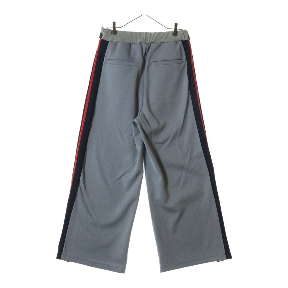 FACETASM(ファセッタズム) 23SS JERSEY MERGING DENIM PANTS ジャージー マージング ドローコード デニムパンツ ブラック MKS-PT-M10